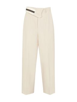 Fendi Pantalone Wool Cotton Trousers