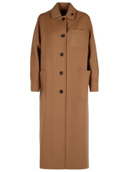 Max Mara aldo Brown Virgin Wool Coat