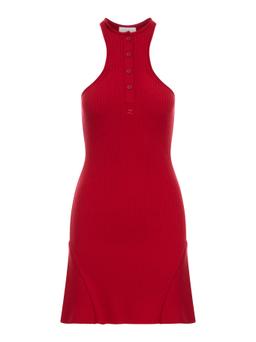 Courrèges Red Viscose Blend Dress