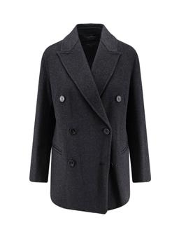 Paltò Ariella Double-breasted Wool Coat