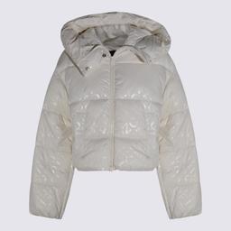 Pinko White Down Jacket