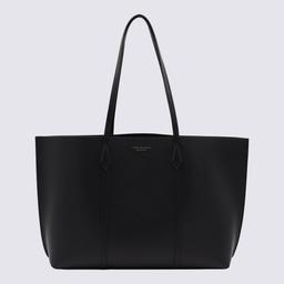 Tory Burch Black Leather Perry Tote Bag