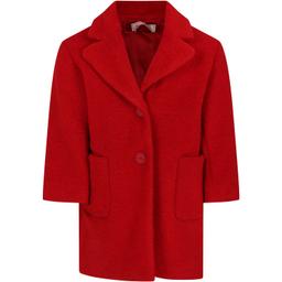 Monnalisa Red Coat For Girl