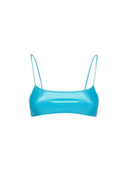 MC2 Saint Barth Lamina Turquoise Bralette Beach Top Sadie
