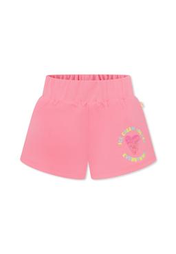 Billieblush Pink Shorts For Girl With Heart