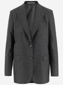 Tagliatore Single-breasted Jacket In Stretch Viscose Blend