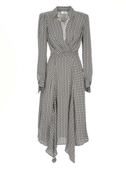 Elisabetta Franchi Logo Dress
