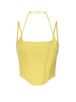 Pinko Sleeveless Bustier Top