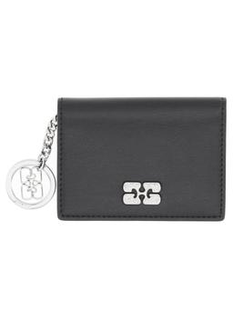 Ganni Card Wallet With Charm