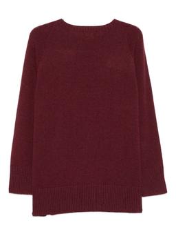 Bruno Manetti Burgundy Cashmere And Wool Sweater