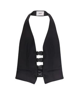 Coperni Multi Bukle Waistcoat Satin Vest