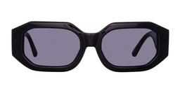The Attico Blake - Black / Silver Sunglasses