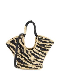Zimmermann Goldentime Small Rafia Tote