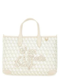 Anya Hindmarch Xs Tote Bag With i Am A Plastic Bag Pattern