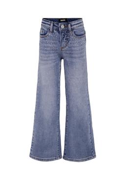 Molo Denim Jeans For Girl With Hinestones
