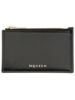 Alexander McQueen Zippered Card Holder