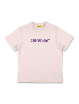 Off-white Kids Pink Logo T-shirt