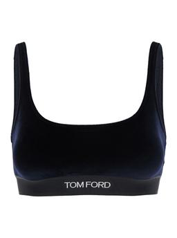 Tom Ford Stretch Lustrous Velour Signature Bralette