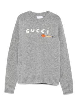 Gucci Kids Wool Sweater With Embroidery