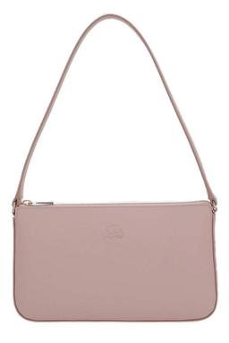 Christian Louboutin Logo Debossed Zip-up Shoulder Bag