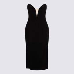 Tom Ford Black Viscose Midi Dress