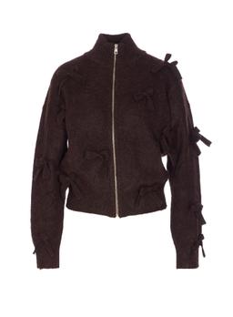 aniye by Holly Knitted Zip Bomber