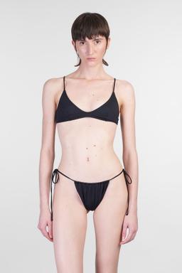 MC2 Saint Barth Paloma Beachwear In Black Polyamide
