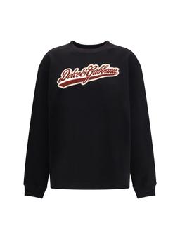 Dolce & Gabbana Cotton Sweatshirt With Patch