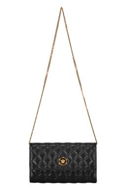 Versace Leather Clutch With Logo