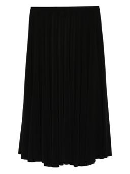 Norma Kamali Pleated Midi Skirt