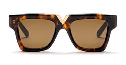 Valentino Eyewear V-gold-i - Brown Tortoise / Gold Sunglasses