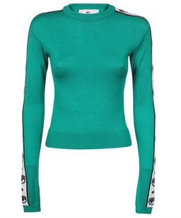 Chiara Ferragni Long Sleeve Crew-neck Sweater