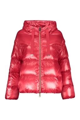 Herno Quilted Red Puffer Jacket With Hood