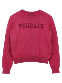 Versace Logo Embroidery Sweater