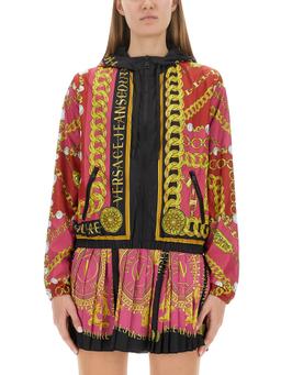 Versace Jeans Couture Windbreaker V-emblem Chain