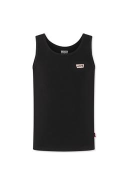 Levi's Black Tank Top For Girl With Logo