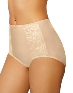 Bali Double Support Brief Soft Taupe 6 Women's