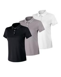 Hanes Sport Cool DRI Women's Performance Polo Shirt, 3-Pack