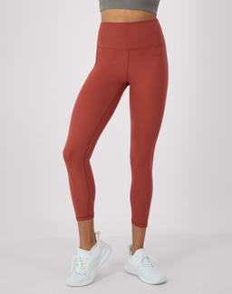 Hanes Moves Women's 7/8 Leggings with Internal Pocket, 25" Coral