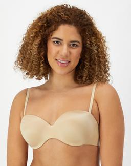 Maidenform Full Coverage Strapless Underwire Bra Latte Lift 36B Women's