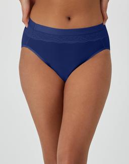 Bali Beautifully Confident Light Leak & Period Protection Hi Cut In The Navy 6 Women's