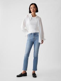 Mid Rise Vintage Slim Jeans