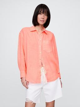 100% Linen Oversized Shirt