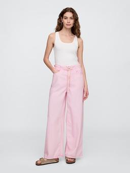 High Rise SuperLight Pull-On Baggy Jeans