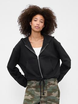 Oversized Bubble Zip Hoodie