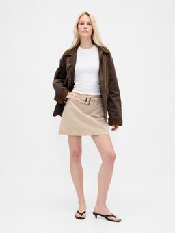 Belted Mini Skort