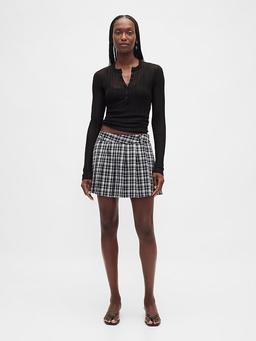 Pleated Mini Skort