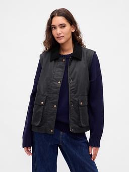 Waxed Canvas Barn Vest