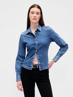 Denim Fitted Shirt