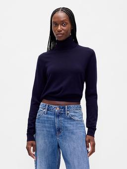 100% Merino Wool Turtleneck Sweater